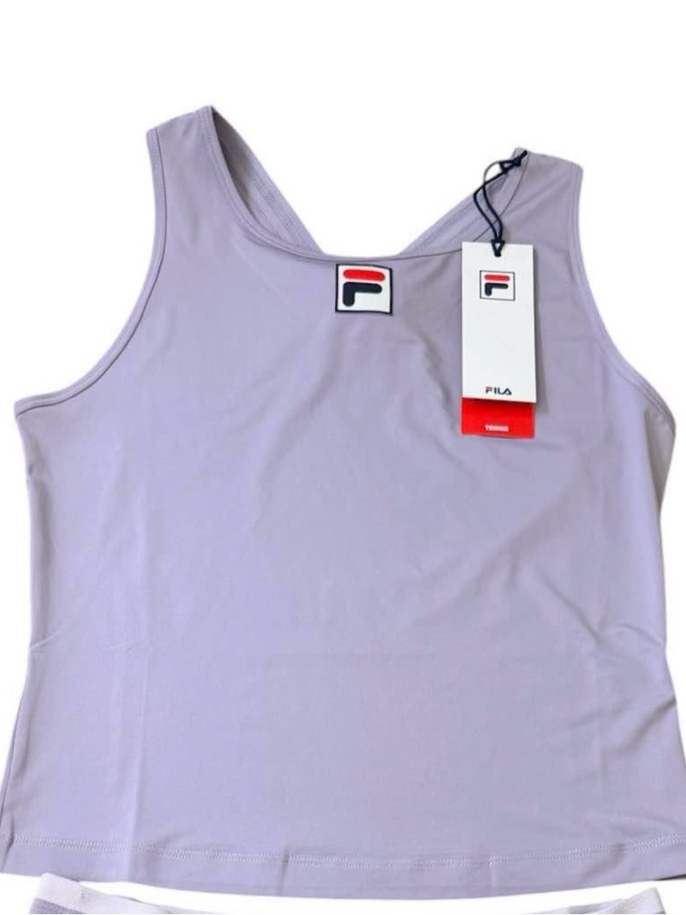 FILA Ace Seamless Tank Tennis Lavender Purple BRAND NEW Women SZ Small UPF 50+